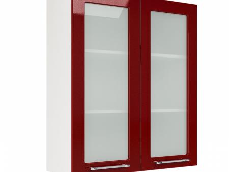 Шкаф верхний со стеклом (премьер)ШВС 800 Н image 1